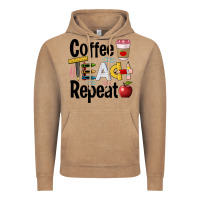 Vintage Coffee coffee teach repeat Vintage Hoodie - BarkalooDesign