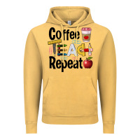 Vintage Mustard coffee teach repeat Vintage Hoodie - BarkalooDesign