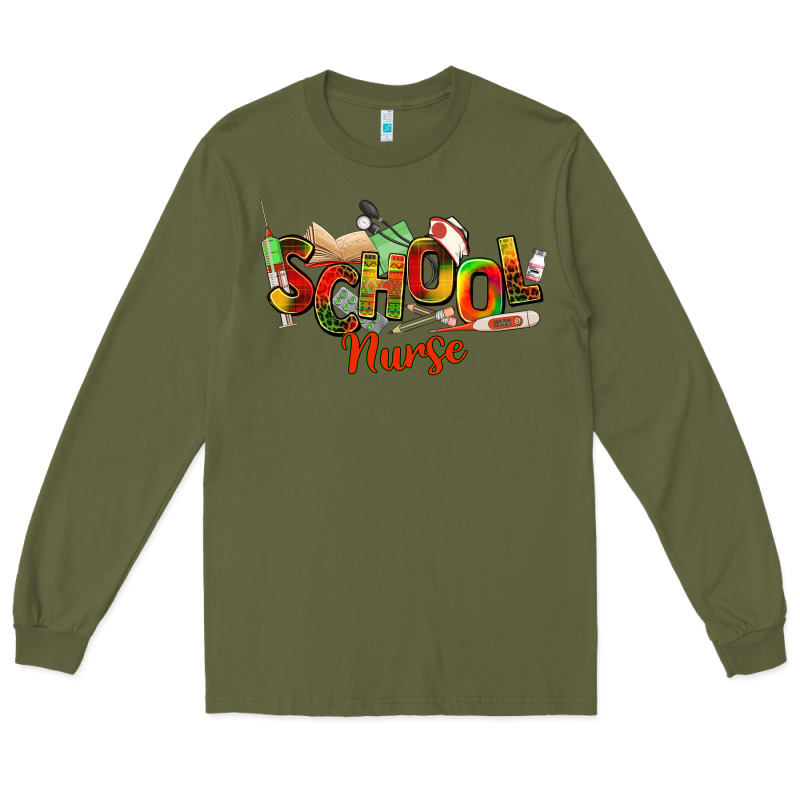 School Nurse Juneteenth Long Sleeve Tee by NancyCooperArtShop | Teevron