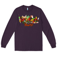 Plum school nurse juneteenth Long Sleeve Tee - NancyCooperArtShop
