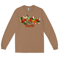 Toasted Coconut school nurse juneteenth Long Sleeve Tee - NancyCooperArtShop
