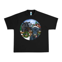 Black Black Angus Cattle and Calf Christmas Urban Heavy Tee - RanaPortraitStore