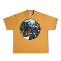 Peanut Butter Black Angus Cattle and Calf Christmas Urban Heavy Tee - RanaPortraitStore