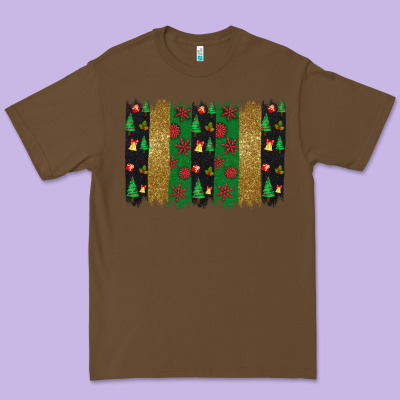 Christmas Brush Stoke Premium Tee Designed By Jahusdesignshop
