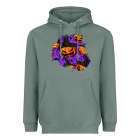 Sage halloween pumpkin patch  1 Heavyweight Hoodie - BundleAndBundleShop