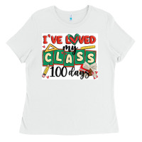 White i've loved my class 100 days Ladies Tee - MaliasSmallBusiness