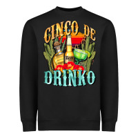 Black cinco de drinko cinco de mayo Heavyweight Sweatshirt - CowGirlArtShop