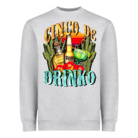 Heather Grey cinco de drinko cinco de mayo Heavyweight Sweatshirt - CowGirlArtShop