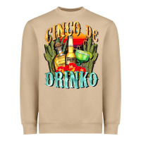 Mushroom cinco de drinko cinco de mayo Heavyweight Sweatshirt - CowGirlArtShop