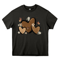 Asphalt melanin hearts Heavy Core Tee - MaliasSmallBusiness