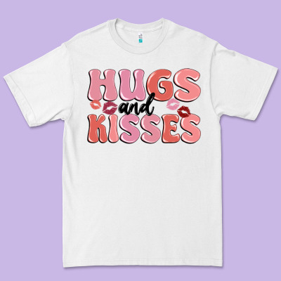 Hugs And Kisses Premium Tee Designed By Maliassmallbusiness