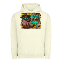 Pigment Pistachio blame all on my roots Urban Hoodie - RacoonDesign
