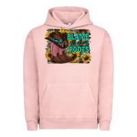 Pigment Salmon blame all on my roots Urban Hoodie - RacoonDesign