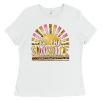 White be the sunshine Ladies Tee - MaliasSmallBusiness