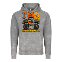 Cloud Rock i'm six this is how i roll monster truck birthday Vintage Hoodie - Jasminsmagicworld