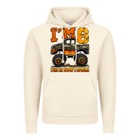 Vintage Artic i'm six this is how i roll monster truck birthday Vintage Hoodie - Jasminsmagicworld