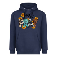 Navy Just Pray Heavyweight Hoodie - FaDigitalArtStudio