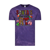Cloud Purple santa's favorite rt respiratory therapist Vintage Tee - Jasminsmagicworld