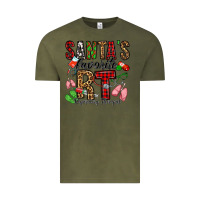 Vintage Olive santa's favorite rt respiratory therapist Vintage Tee - Jasminsmagicworld