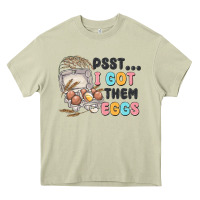 Mossy psst i got them eggs Heavy Core Tee - MaliasSmallBusiness