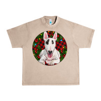 Christmas Bull Terrier Urban Heavy Tee | Teevron
