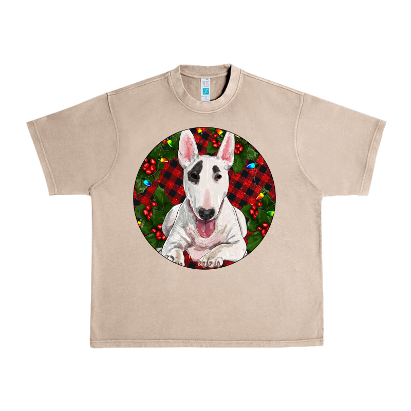Christmas Bull Terrier Urban Heavy Tee by RanaPortraitStore | Teevron