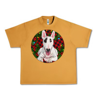 Peanut Butter Christmas Bull Terrier Urban Heavy Tee - RanaPortraitStore