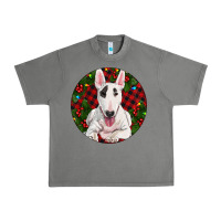 Tornado Christmas Bull Terrier Urban Heavy Tee - RanaPortraitStore