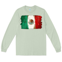 Matcha Mexican Flag Long Sleeve Tee - texasbilliewilder