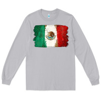 Moon Dust Mexican Flag Long Sleeve Tee - texasbilliewilder