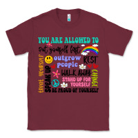Burgundy you are allowed to Classic Tee - Artiststas