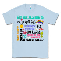 Dusty Blue you are allowed to Classic Tee - Artiststas