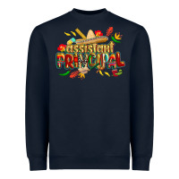 Navy cinco de mayo assistant principal Heavyweight Sweatshirt - CowGirlArtShop