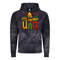 Cloud Black uno my first mexican birthday Vintage Hoodie - Jasminsmagicworld