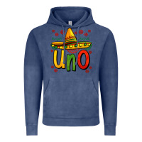 Vintage Denim uno my first mexican birthday Vintage Hoodie - Jasminsmagicworld