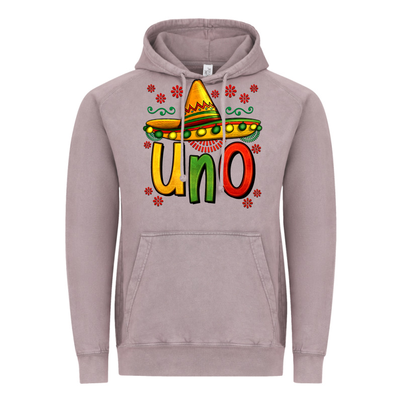 Uno My First Mexican Birthday Vintage Hoodie by Jasminsmagicworld | Teevron