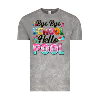 Cloud Rock bye bye school hello pool Vintage Tee - BarkalooDesign