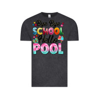 Vintage Black bye bye school hello pool Vintage Tee - BarkalooDesign