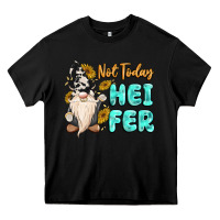Black not today heifer cow gnome Heavy Core Tee - MaliasSmallBusiness