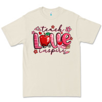 Bone teach love inspire valentines day Premium Tee - MaliasSmallBusiness