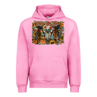 Fuchsia Pink cant be tamed Urban Hoodie - RacoonDesign