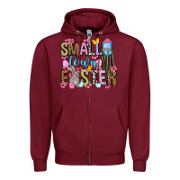 Burgundy Easter Day Small town Easter Zipper Hoodie - OliviaCreatesArt