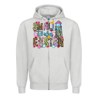 Dove Grey Easter Day Small town Easter Zipper Hoodie - OliviaCreatesArt