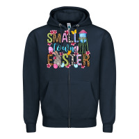 Navy Easter Day Small town Easter Zipper Hoodie - OliviaCreatesArt