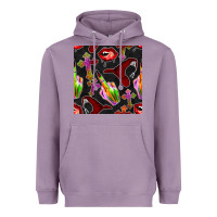 Lavender halloween bad witch seamless pattern Heavyweight Hoodie - BundleAndBundleShop