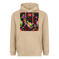 Mushroom halloween bad witch seamless pattern Heavyweight Hoodie - BundleAndBundleShop