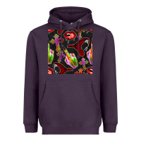 Plum halloween bad witch seamless pattern Heavyweight Hoodie - BundleAndBundleShop