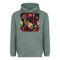 Sage halloween bad witch seamless pattern Heavyweight Hoodie - BundleAndBundleShop