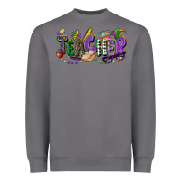 Storm teacher mardi gras Heavyweight Sweatshirt - CowGirlArtShop