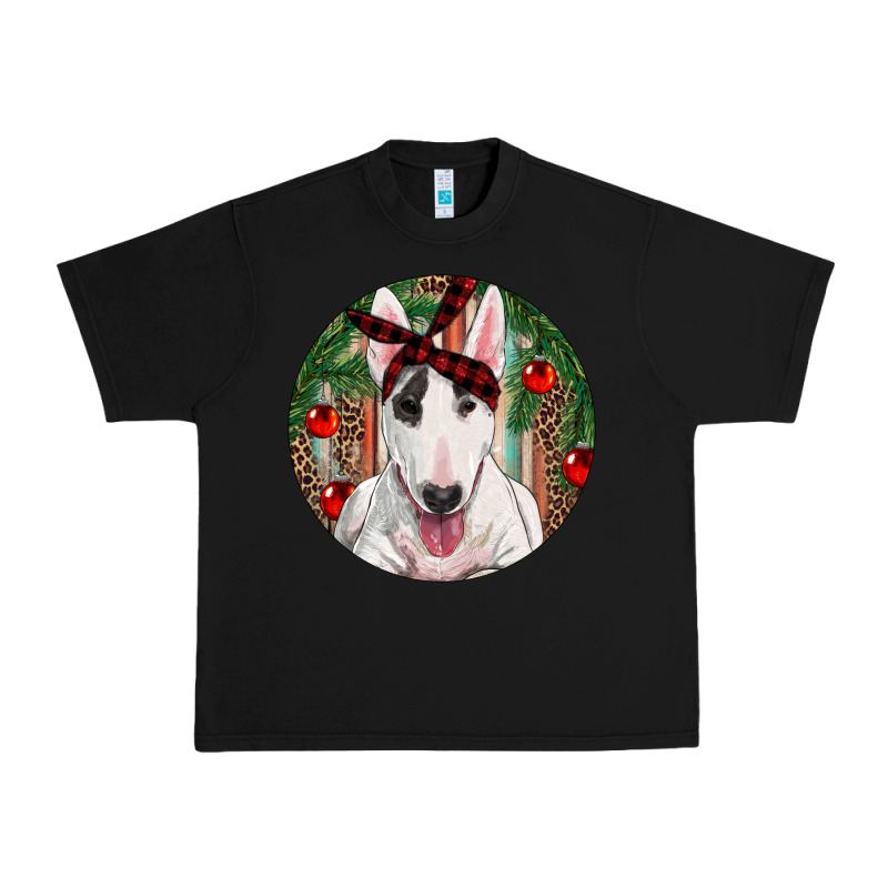 Christmas Bull Terrier Urban Heavy Tee by RanaPortraitStore | Teevron